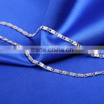 2015 Funky Chains Rhodium Plated Brass Diamond Cut Chain Necklace Jewellery photo-5