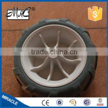 CHINA Hot Small 4 Inch Rubber Wheel Solid Wheel Baby Cart Wheel photo-4