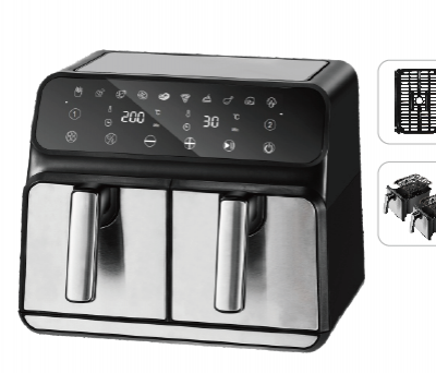 Air fryer/household pot double compartment fried chicken and french fries electric fryer/intelligent range free electric oven（Wechat:13510231336）