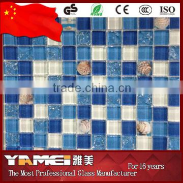 2016 factory price pearl glass mosaic tile