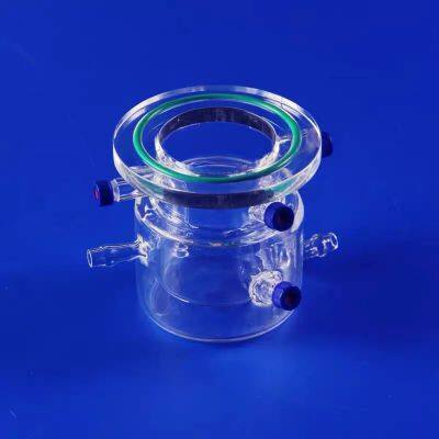 Кварцевый реактор с высокой светопропускной способностью для фотокаталитических экспериментов