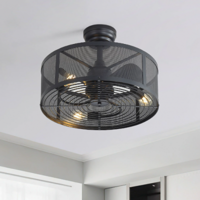 Waterproof American retro fan light/DC variable frequency study remote control（Wechat:13510231336）