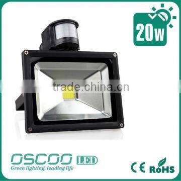 led floodlight with ies file 20w pir sensor led floodlight Epistar chips