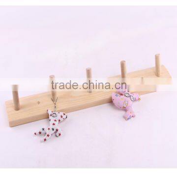 Wooden Wall Hooks for Back of Door Suitable for Hat and Coat and Sweater photo-5