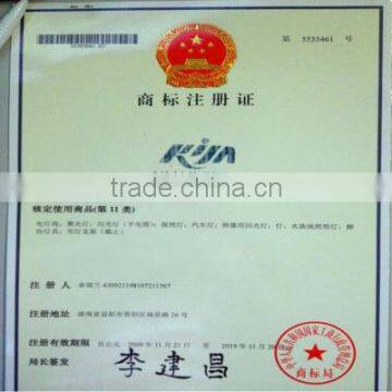 Trademark Registration Certificate