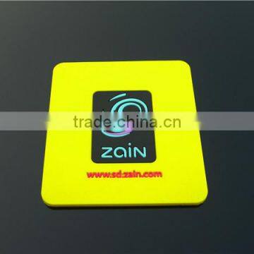 Customized Chamber Exclusive Use Soft PVC/rubber Coaster photo-4