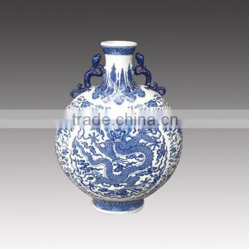 Home Decorative Ceramic Vase With Blue and White Color photo-5