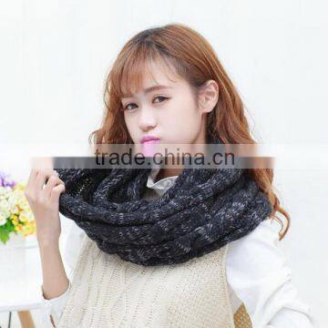 New Style Winter Men Women Fashion Colorful Infinity Acrylic Knit Hood Scarf photo-6