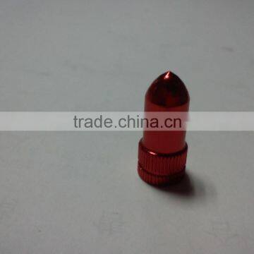 Custom Tire Valve Cap Tire Pressure Alert Valve Cap Aluminium Alloy Red