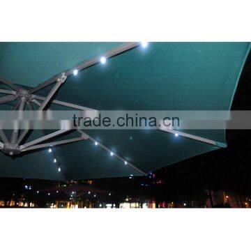8 Bone Round Solar Led Umbrella Light Waterproof Material Umbrella Fabric Umbrella Beach photo-5