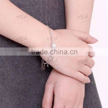 Cute DIY Bracelet Silver 925, Nice Charm Bracelet Silver photo-5