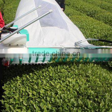 two men operated OCHIAI type tea harvester , tea leaf picker , tea leaf plucking machine HORIZONTAL 1200mm