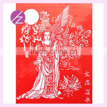 Christmas gift Unique design folk art gift handmade paper-cut china supplier and wholesaler JZ-72