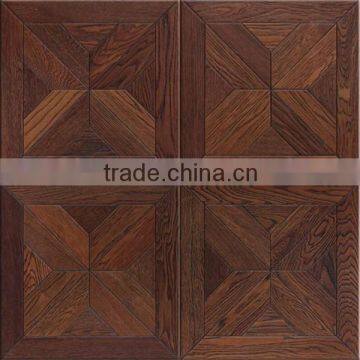 Elm Wood Flooring in Art Parquet Design