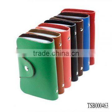 hot sale various colors new arrival leather business card holder