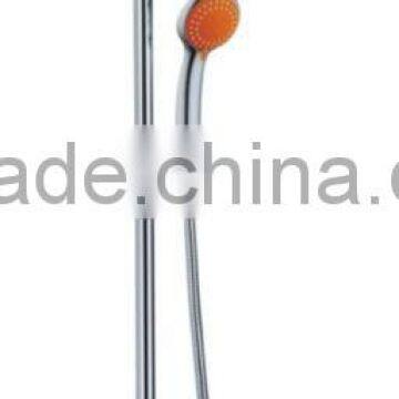 Single handle straight pole rain shower set