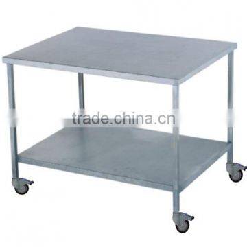 STM - 172 Instrument Trolley with two Shelves stainless steel furniture , hospital fourniture