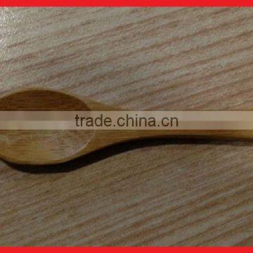 Mini Bamboo Cosmetic Spoon for mask engraved with Custom Burnt or laser Logo