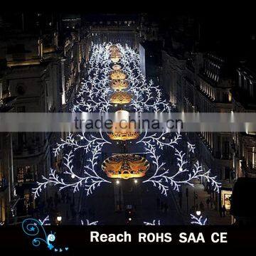 New design led branch lights led street decoration arch motif light outdoor holidays/christmas decoration