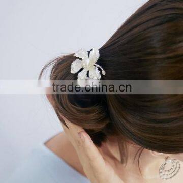 2016 Girl Solid Hairbow Handmade Bows With Elastic Band Windmill Hair Accessories photo-3