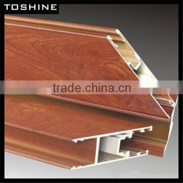 2014 Hot Sell Wood Color Cabinet Door Aluminum Extrusion Profile Quality Choice photo-2