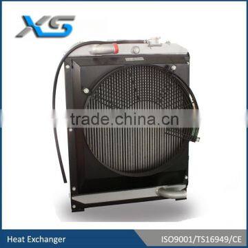 6 ton excavator heat exchanger for STRONG Machinery,side by side oil / water cooler