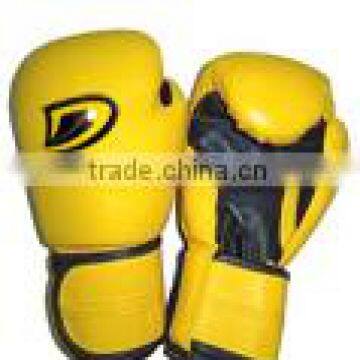 Black & Yellow Color Quality Boxing Glove