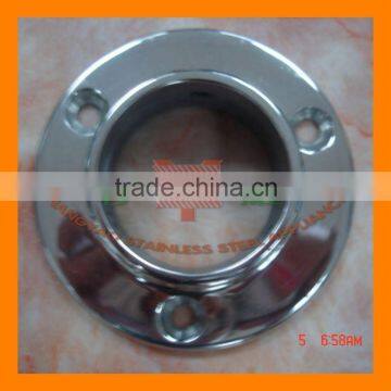 2011 stainless base plate for handrail & glass system