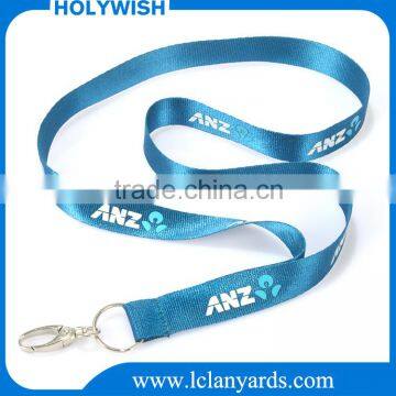Directly sale silk screen printed lanyard with swivel hook use for exhibition