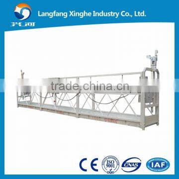 Steel temporary gondola / rope suspended platform / building cleaning gondola