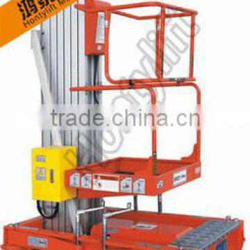 8 m single mast aluminum lift / aluminum alloy lift table