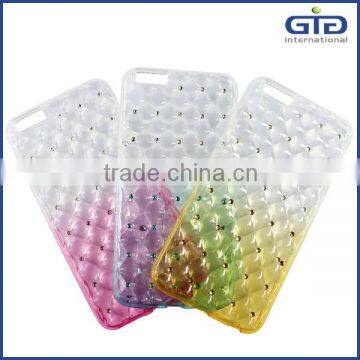 [GGIT] Gradient Color Soft TPU Case With Rhinestones Mobile Phone Cover For iPhone 6 Plus