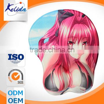 sexy beauty breast silicon mouse pad ,mouse pad printing