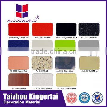 Alucoworld wood panel door 2mm aluminum composite sheet