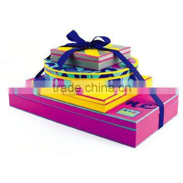 Round Square Cardboard Paper Gift Box Packaging Custom Logo photo-2
