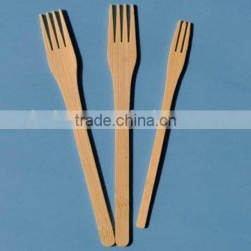 Disposable bamboo fork
