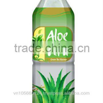 Green Tea Flavor Aloe Vera Drink