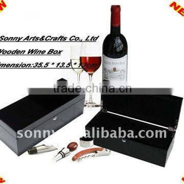 Black Rich High Gloss Festival Wine Boxes