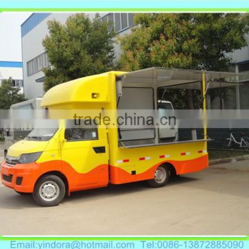 Chang an mini street vending carts, food cart van, hot dog cart