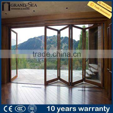 Aluminum Double Glass Folding Balcony Door Designs photo-4