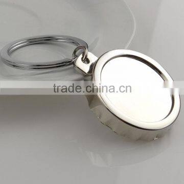 Personalized Monogrammed Bottle Cap Bottle Opener Keychain photo-2