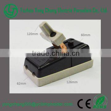 factory price hot sale ceramic 2 pole knife switch price