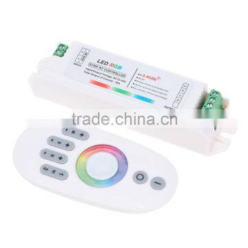 DC12-24A 18A RGB Led Controller 2.4G Touch Screen RF Remote Control for Led Strip/Bulb/Downlight