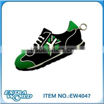 souvenir shoe shape 3d pvc keychain ornament