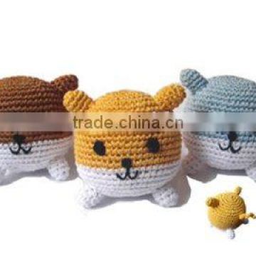 Handmade Pet Crochet bear Toy