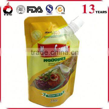 Manufacturer good barrier broccoli mix ketchup food pouch