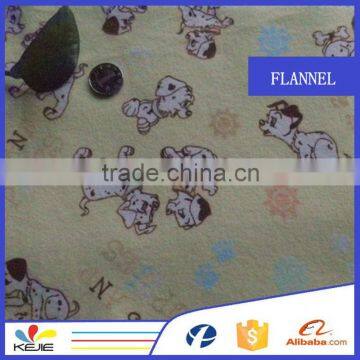 wholesale high quality print cotton flannel children's fabric