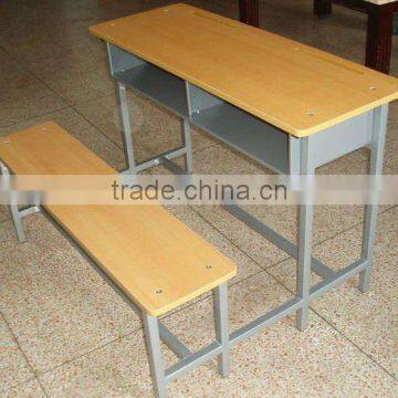 School Classroom Furniture , School Desk With Bench, Classroom Desk and Chair