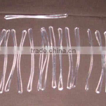 clear durable Luggage or bag tag Loops (M-LP020)