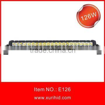 Double row CE RoHS 126w led light bar 12v led rv lights